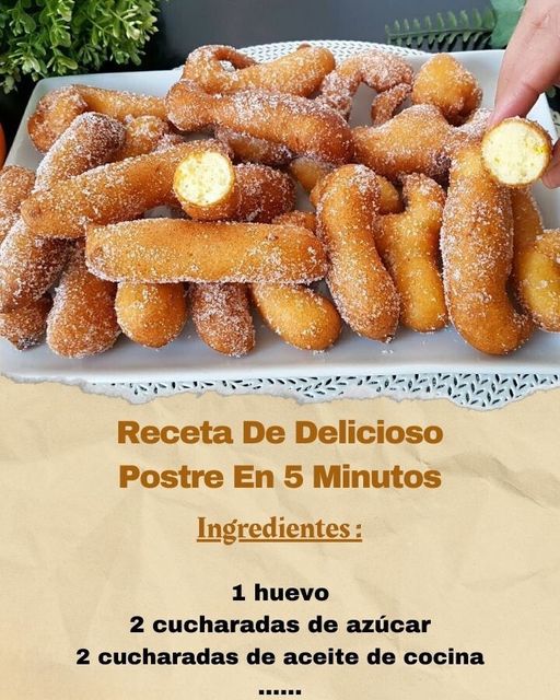 Receta De Delicioso Postre En 5 Minutos