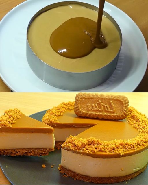 Receta de tarta de queso con bizcocho de loto sin horno