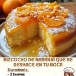 Bizcocho de Naranja que se Deshace en tu Boca