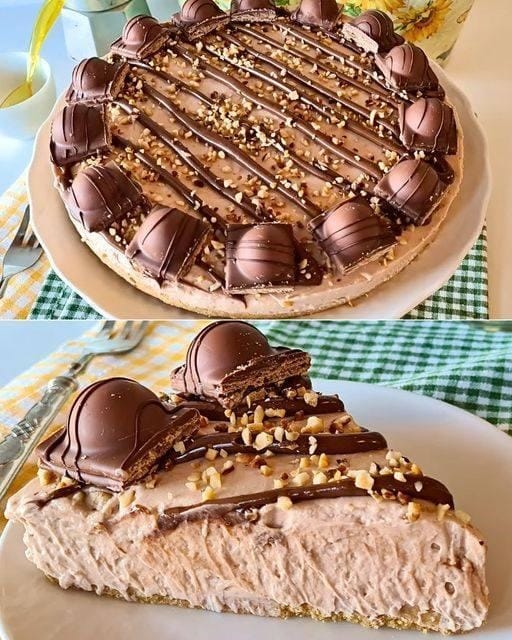 Tarta de queso con chocolate y mascarpone: el postre fresco y delicioso