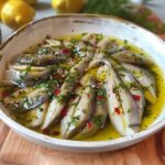 Receta napolitana de anchoas marinadas