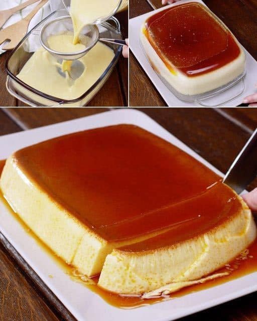 Flan de caramelo como lo hizo la abuela