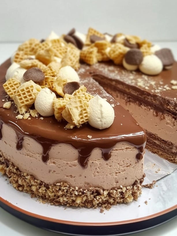 Tarta de helado de Nutella: una delicia fría inigualable