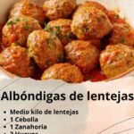 Como se preparan las Albóndigas de lentejas