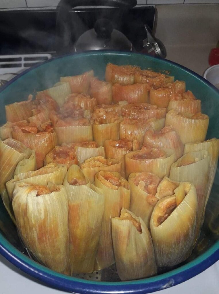 Receta de tamal relleno para hacer en casa