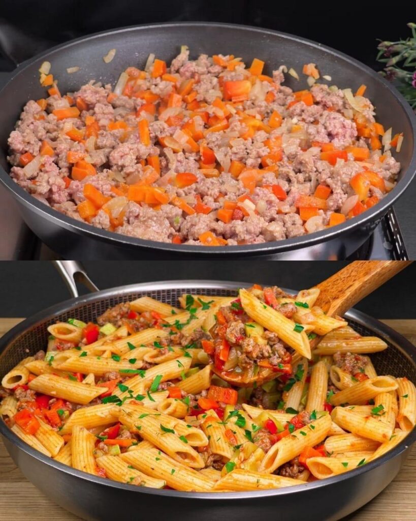 ¡La pasta favorita de mi esposo! ¡Cocino dos veces por semana! ¡Increíblemente delicioso!