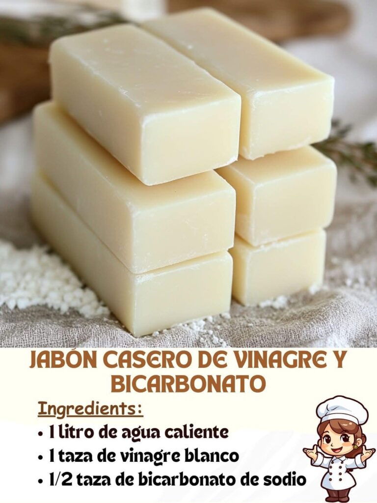 Cómo Hacer Jabón Casero con Vinagre y Bicarbonato: Limpieza Natural al Alcance de Todos