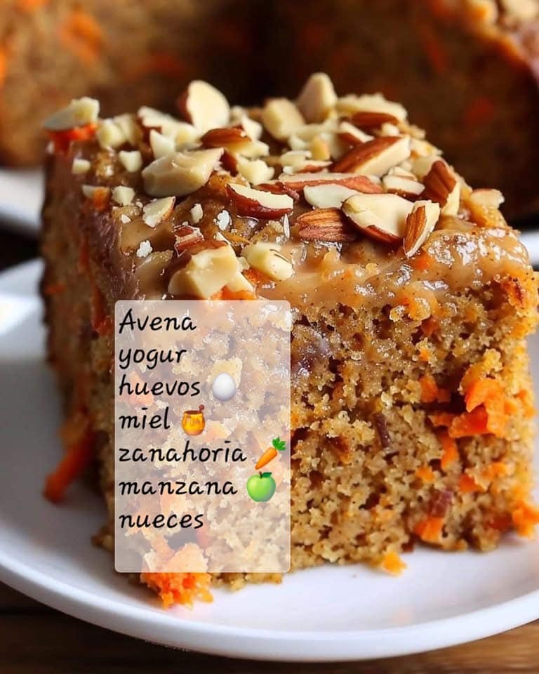 Torta de Avena y Zanahorias