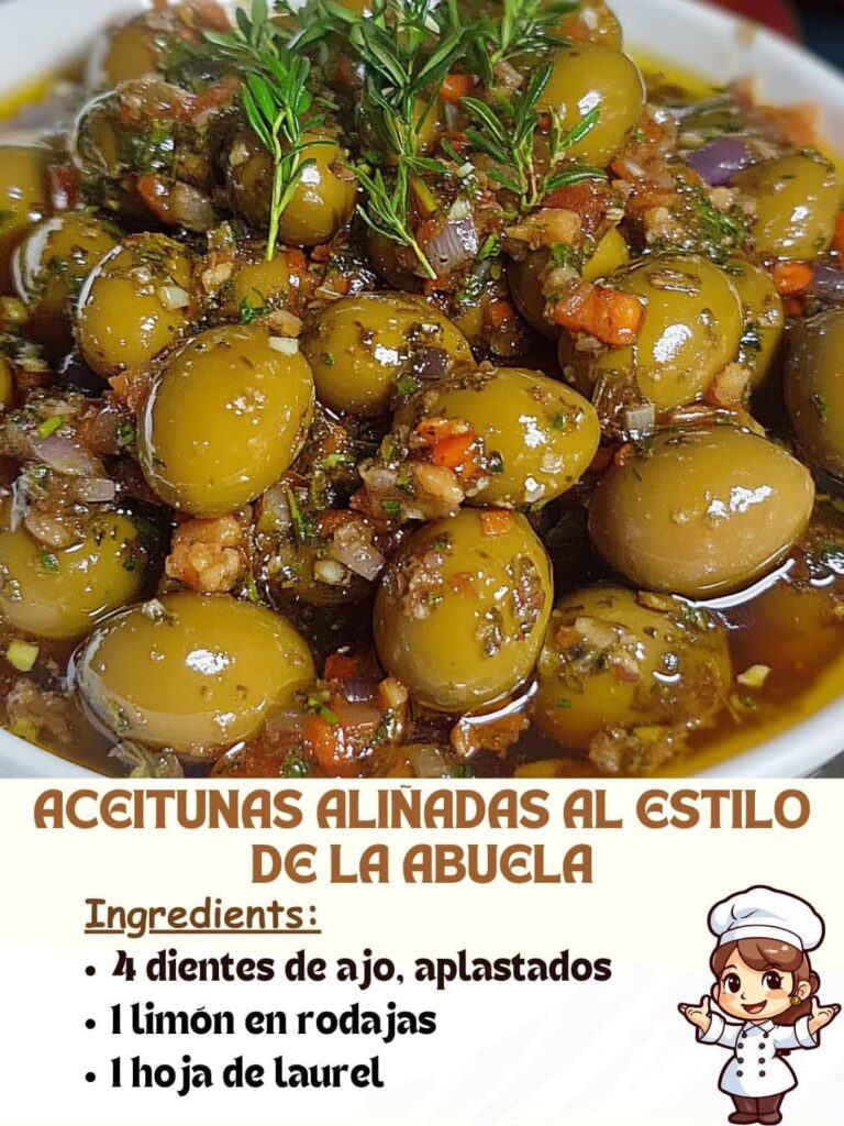 Aceitunas Aliñadas al Estilo de la Abuela