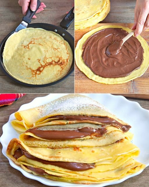 Crepes con nutella: la receta de panqueques deliciosos y fragantes