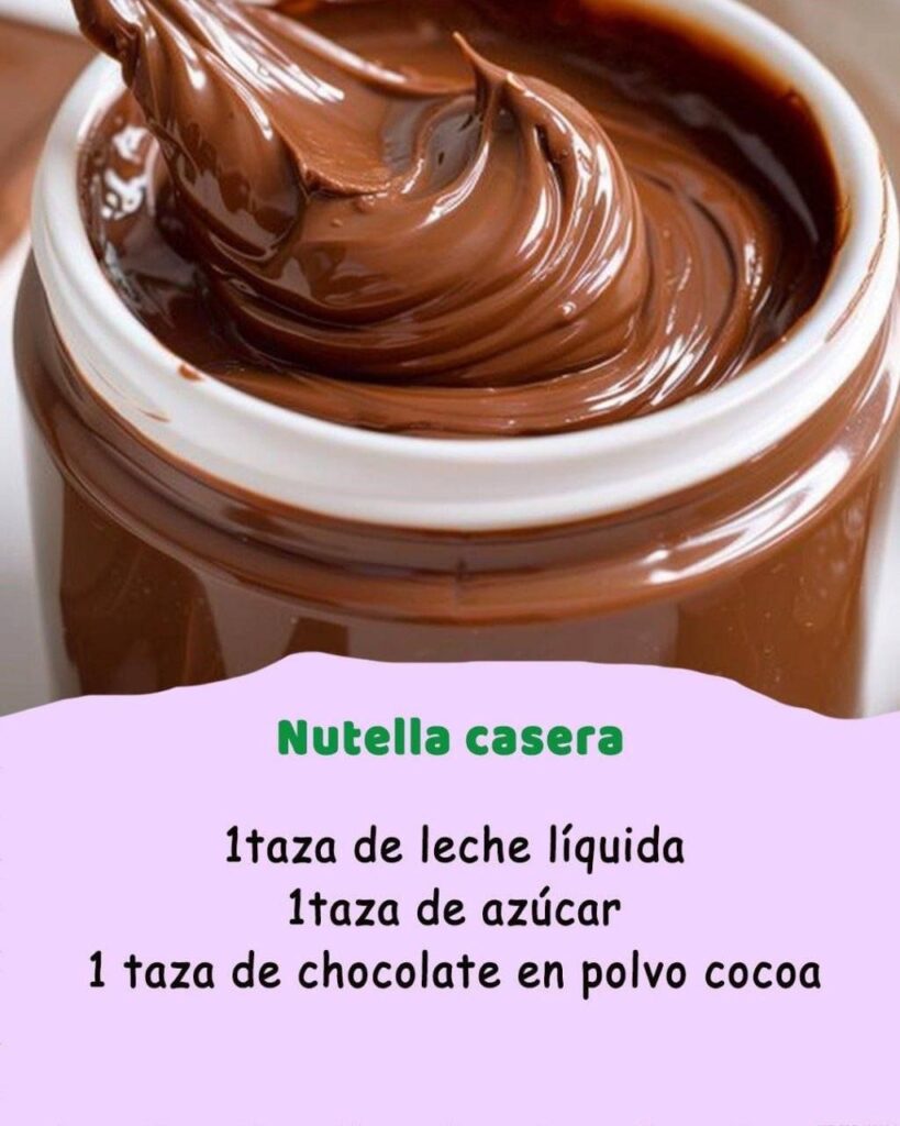 ¡Haz Nutella casera deliciosa en minutos! No creerás lo fácil que es