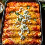 ENCHILADAS ROJAS DE QUESO.