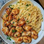 Pasta parmesana de pollo