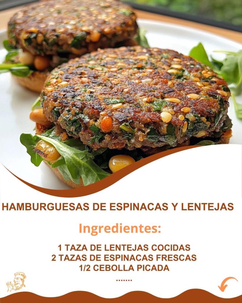 Cómo Preparar Hamburguesas de Espinacas y Lentejas: Receta Saludable y Fácil