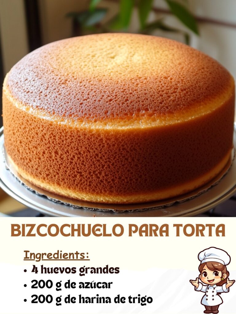 Bizcochuelo para Torta