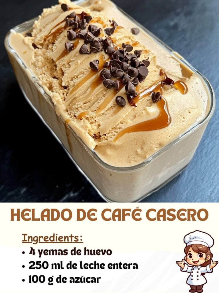 Helado de Café Casero