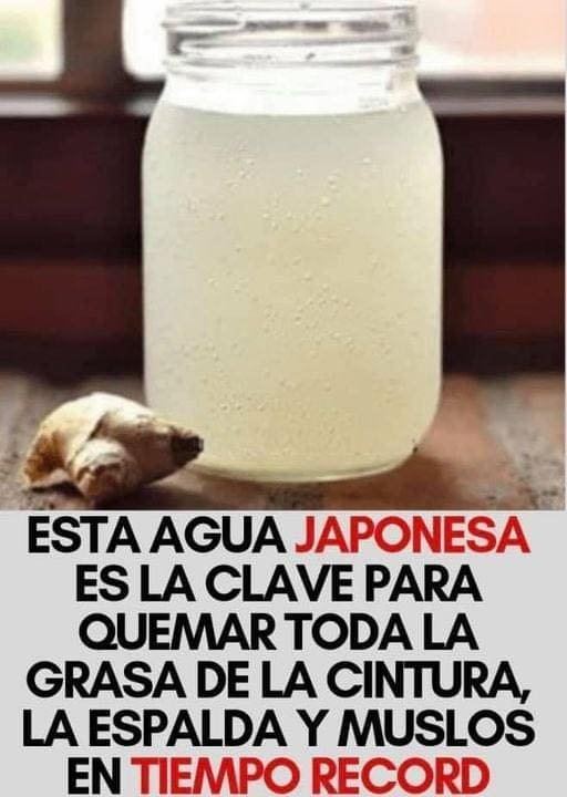 Agua de Jengibre: ¡La Bebida más Saludable para Quemar Grasa en Vientre, Cuello, Brazos, Espalda y Muslos!