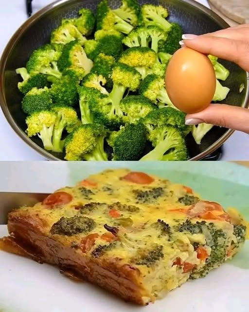 Cazuela saludable de Huevo con Brócoli horneado: Receta nutritiva para el desayuno