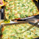 Pizza de verduras en sartén