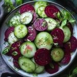 Ensalada de Pepino y Remolacha Fresca