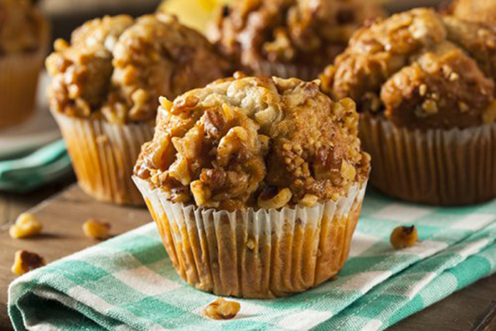 Muffins de Plátano y Nueces