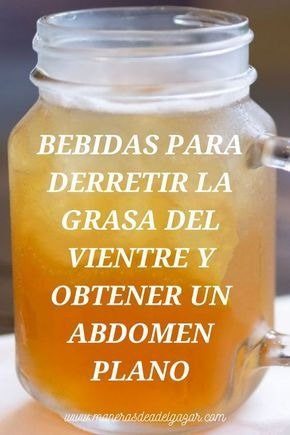 Las 5 mejores bebidas para quemar grasa abdominal