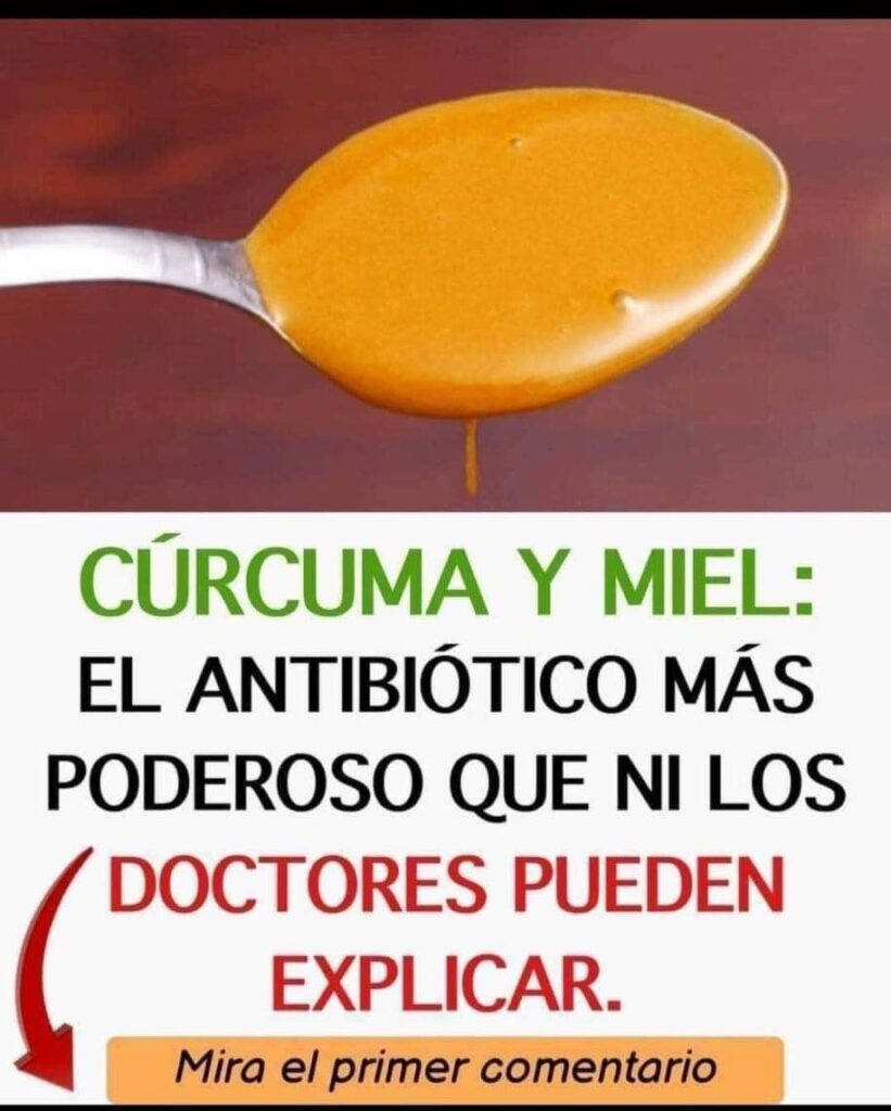 ﻿¡Cúrcuma y miel! Juntos son el antibiótico más poderoso, ni los médicos lo pueden explicar