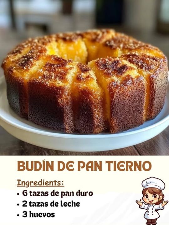 Budín de Pan Tierno